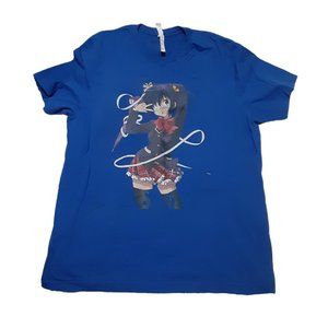 Rikka Takanashi Anime Tee Mens Size XL Bella Canvas